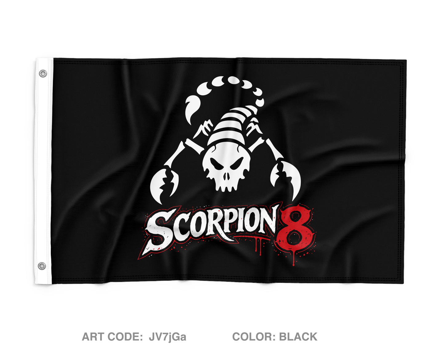 Scorpion 8 Wall Flag - JV7jGa