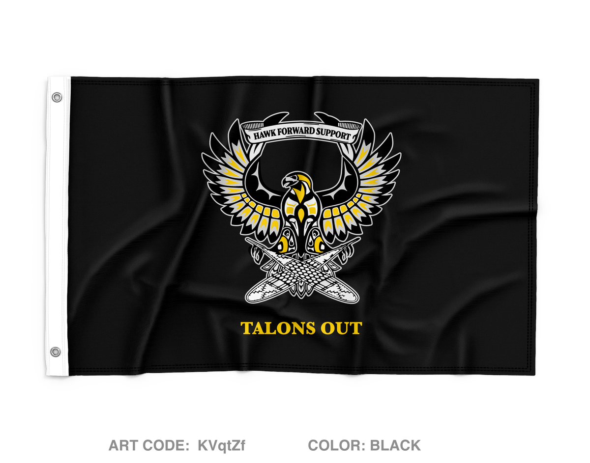Hawk 3-509th ABN IN Wall Flag - KVqtZf