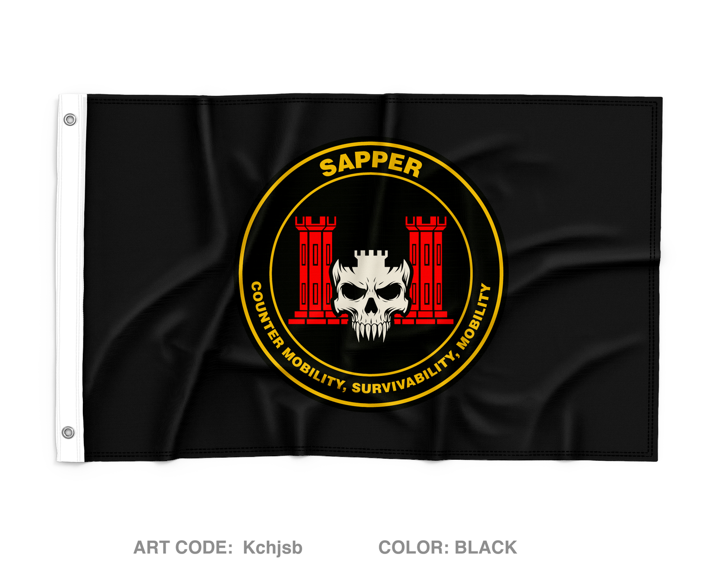 2D CEB Wall Flag - Kchjsb