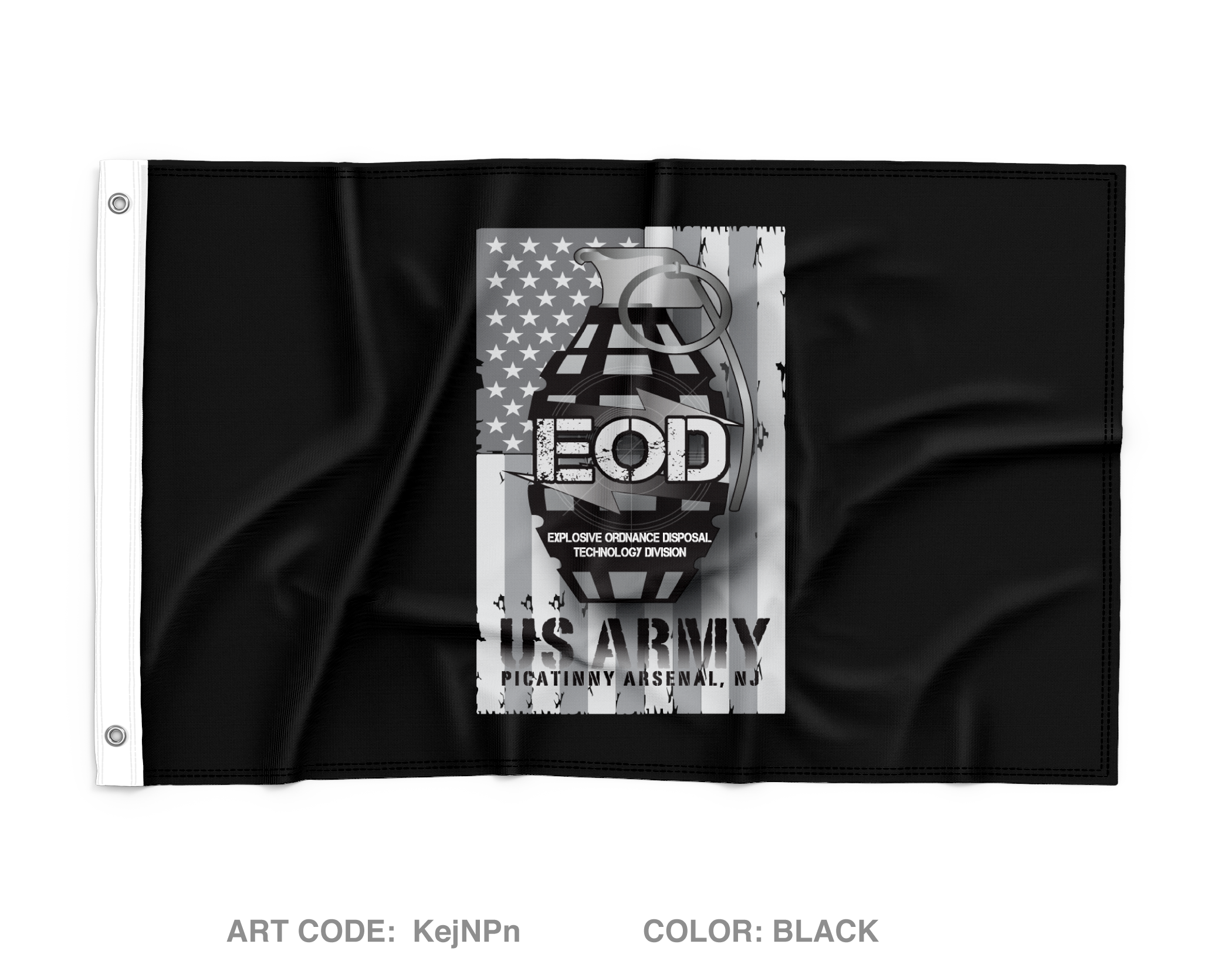 Explosive Ordnance Disposal Technology Division (EOD) Wall Flag - KejN ...