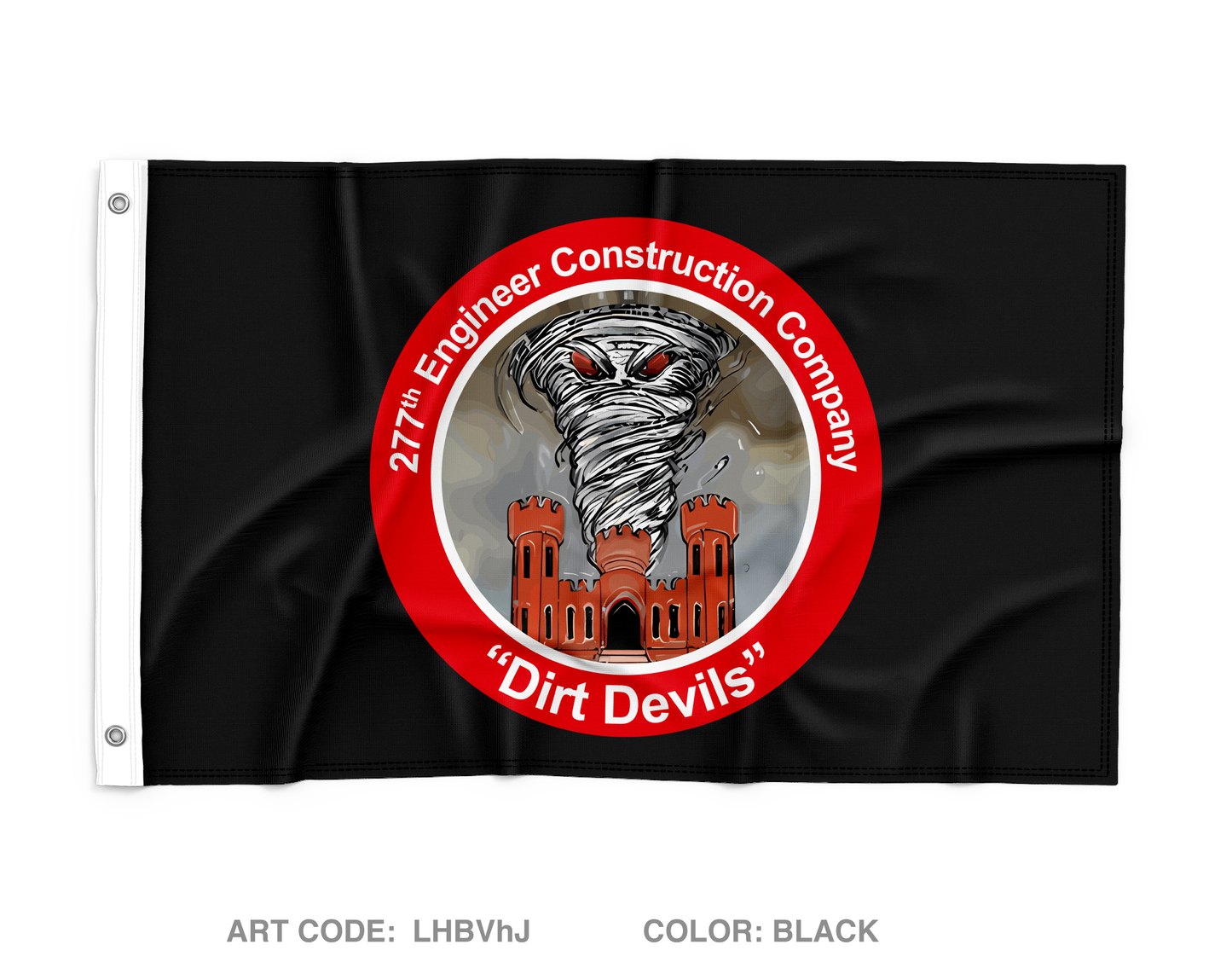 277th ECC Main Fundraising Collection Wall Flag - LHBVhJ