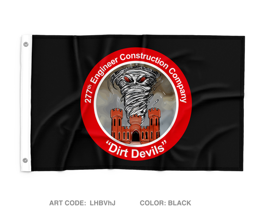 277th ECC Main Fundraising Collection Wall Flag - LHBVhJ