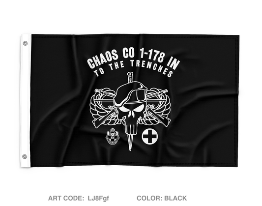 C Co 1-178 IN Wall Flag - LJ8Fgf