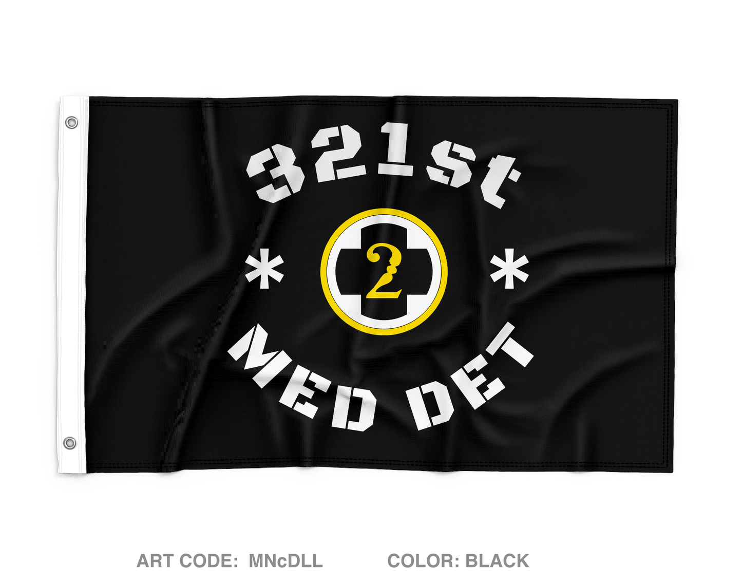 321st Medical Detachment Wall Flag - MNcDLL