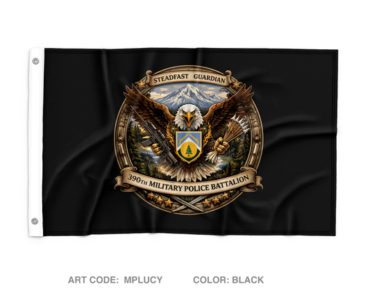 390th MP BN HHD Wall Flag - MPLUCY