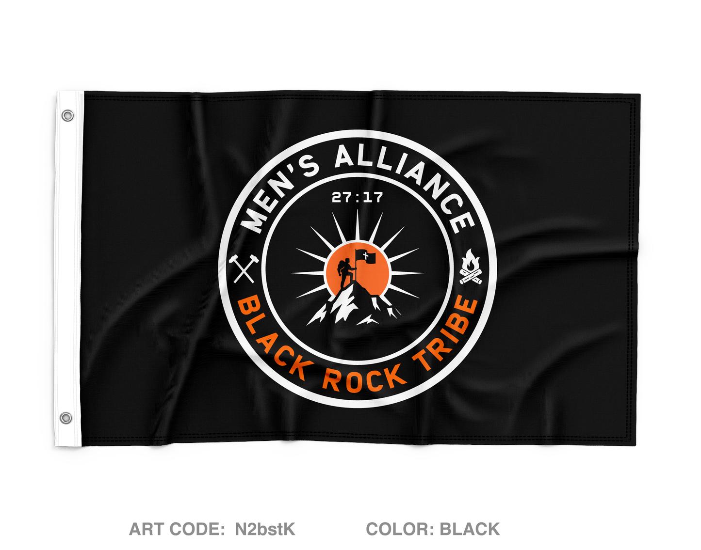 Black Rock Tribe Wall Flag - N2bstK