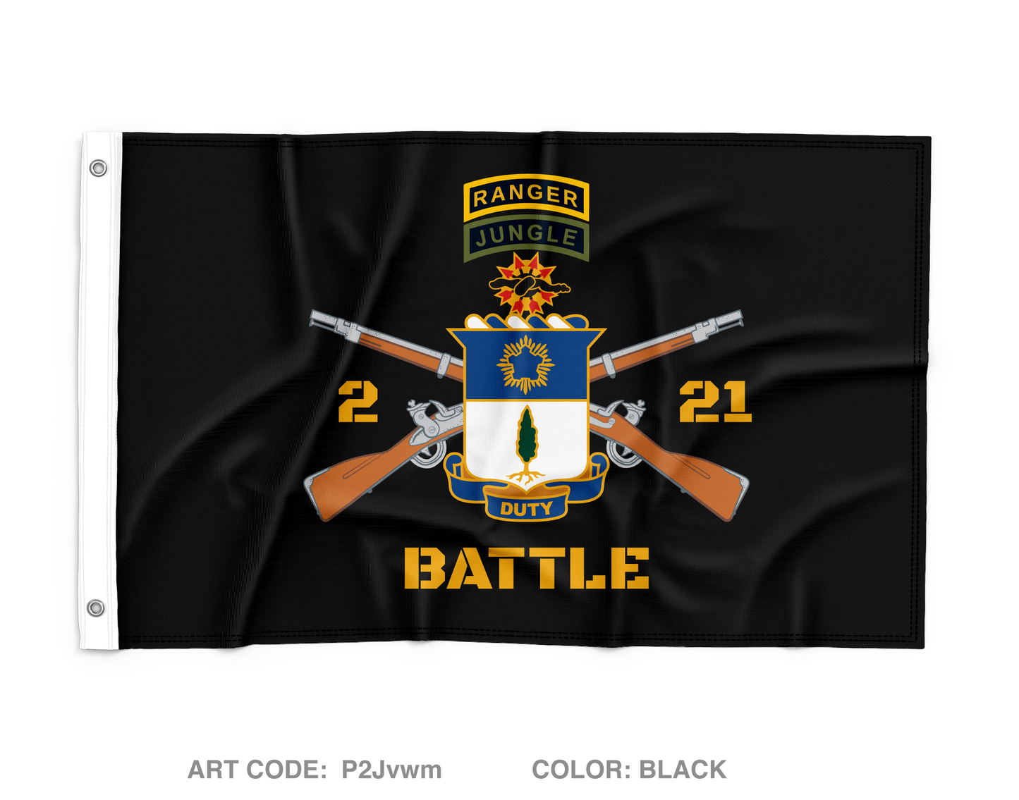 2-21IN Wall Flag - P2Jvwm