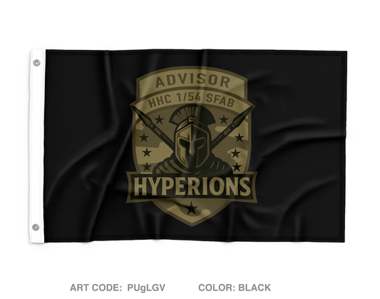 HHC 1/54 SFAB Hyperions Wall Flag - PUgLGV