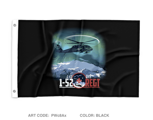 C Co 1-52nd Avn Regt Wall Flag - PWc8Ax
