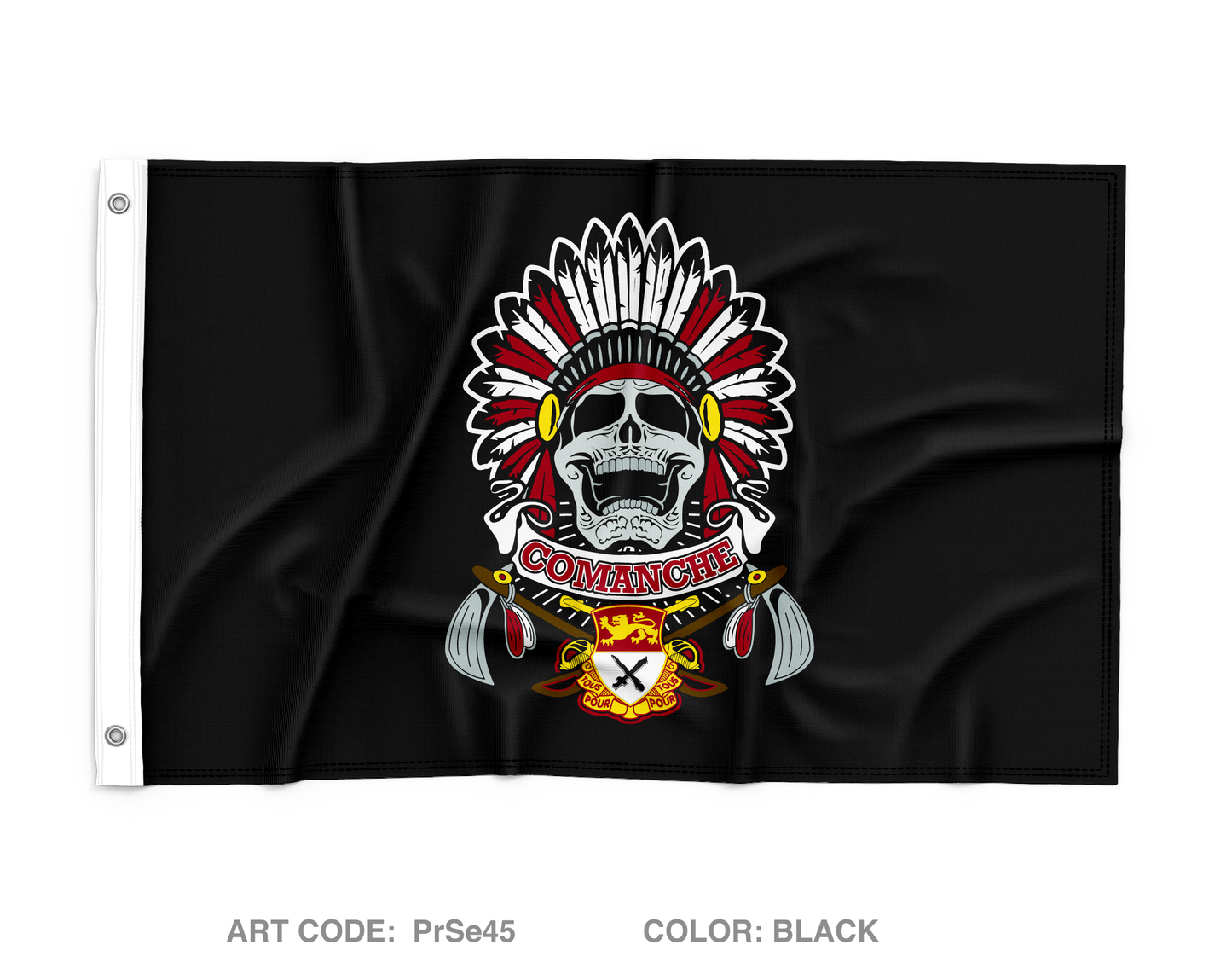 C TRP, 5-15 CAV Wall Flag - PrSe45