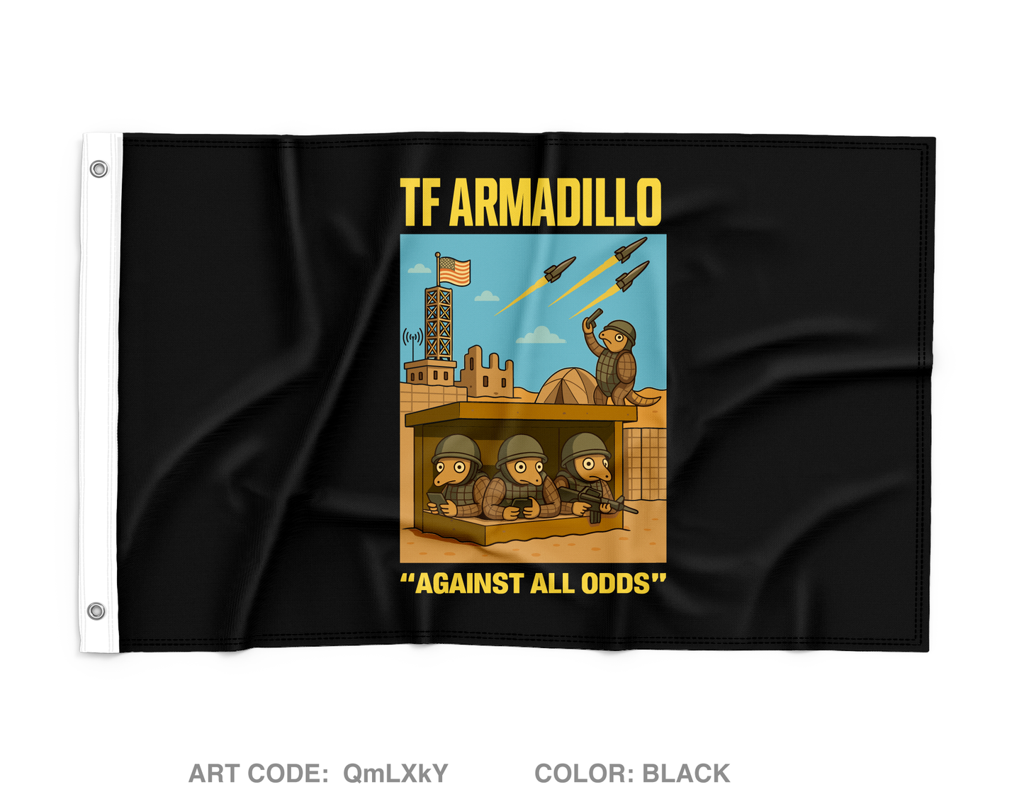 TF ARMADILLO Wall Flag - QmLXkY