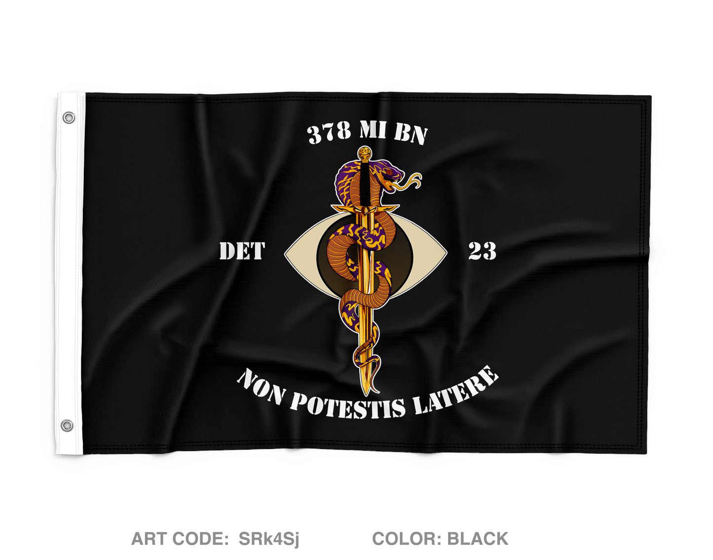 378 MI DET 23 Wall Flag - SRk4Sj