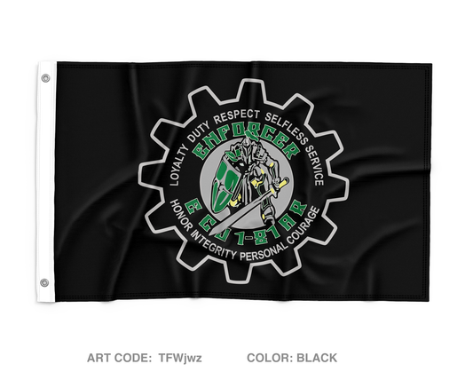 E Co, 1-81 AR BN, 194TH AR BDE Wall Flag - TFWjwz