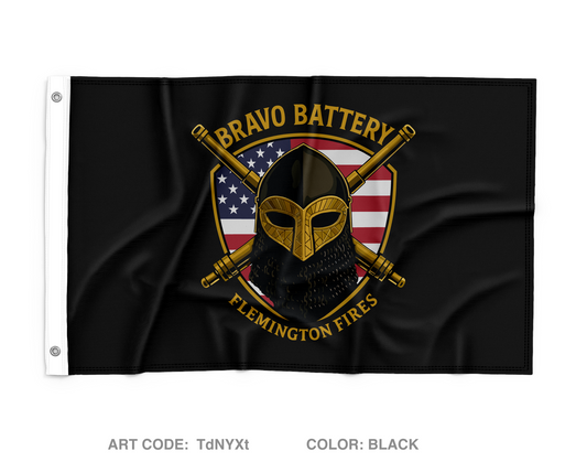 Bravo Battery 3-112 FA Fundraising Collection Collection Wall Flag - TdNYXt