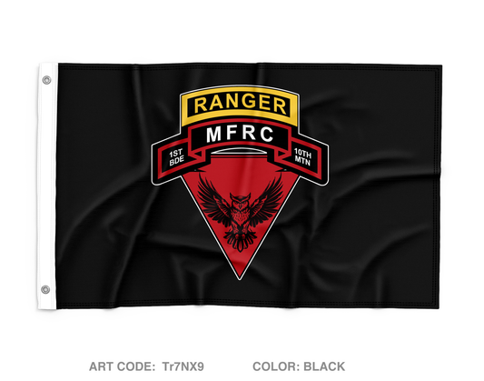 MFRC, 1st BDE, 10th MTN Wall Flag - Tr7NX9