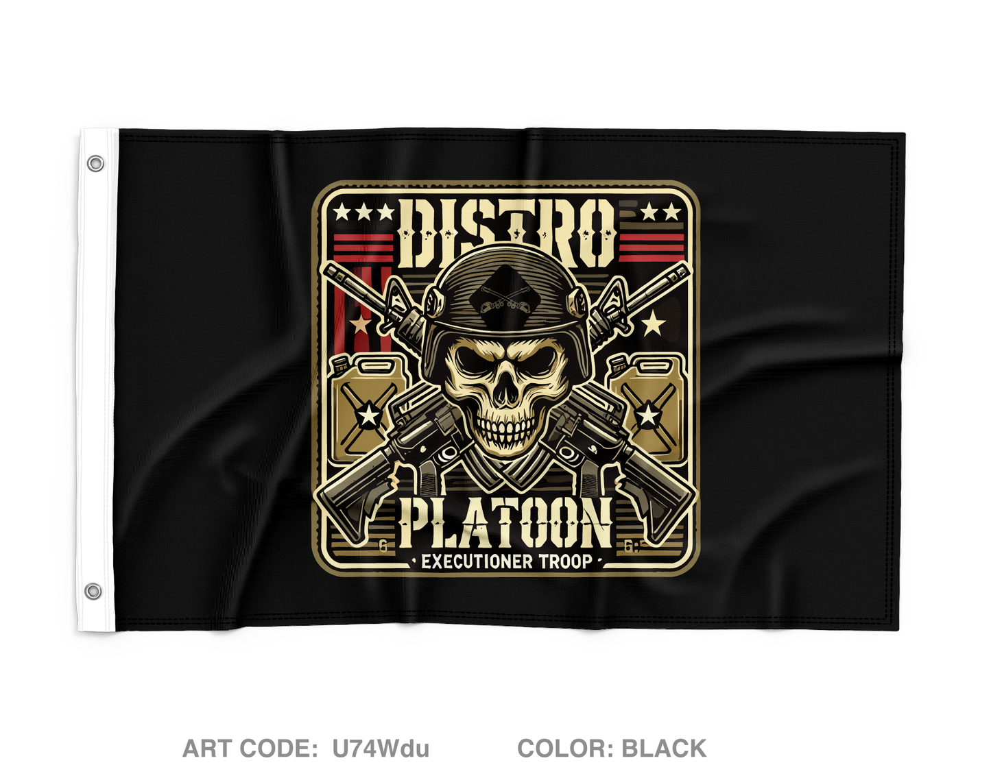 2-6 Cav, Echo Troop (ETRP) Fundarising Collection Wall Flag - U74Wdu