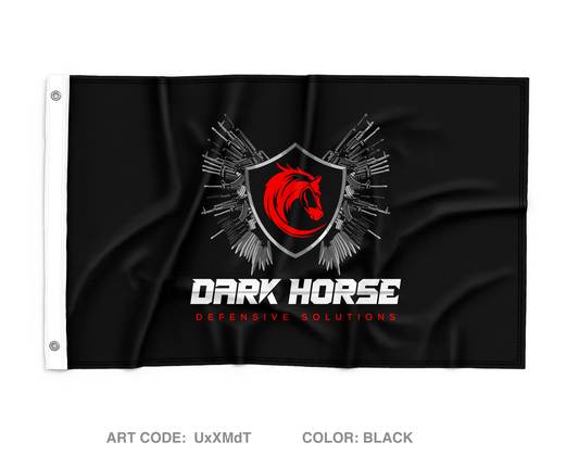 Dark Horse Defensive Solutions Wall Flag - UxXMdT