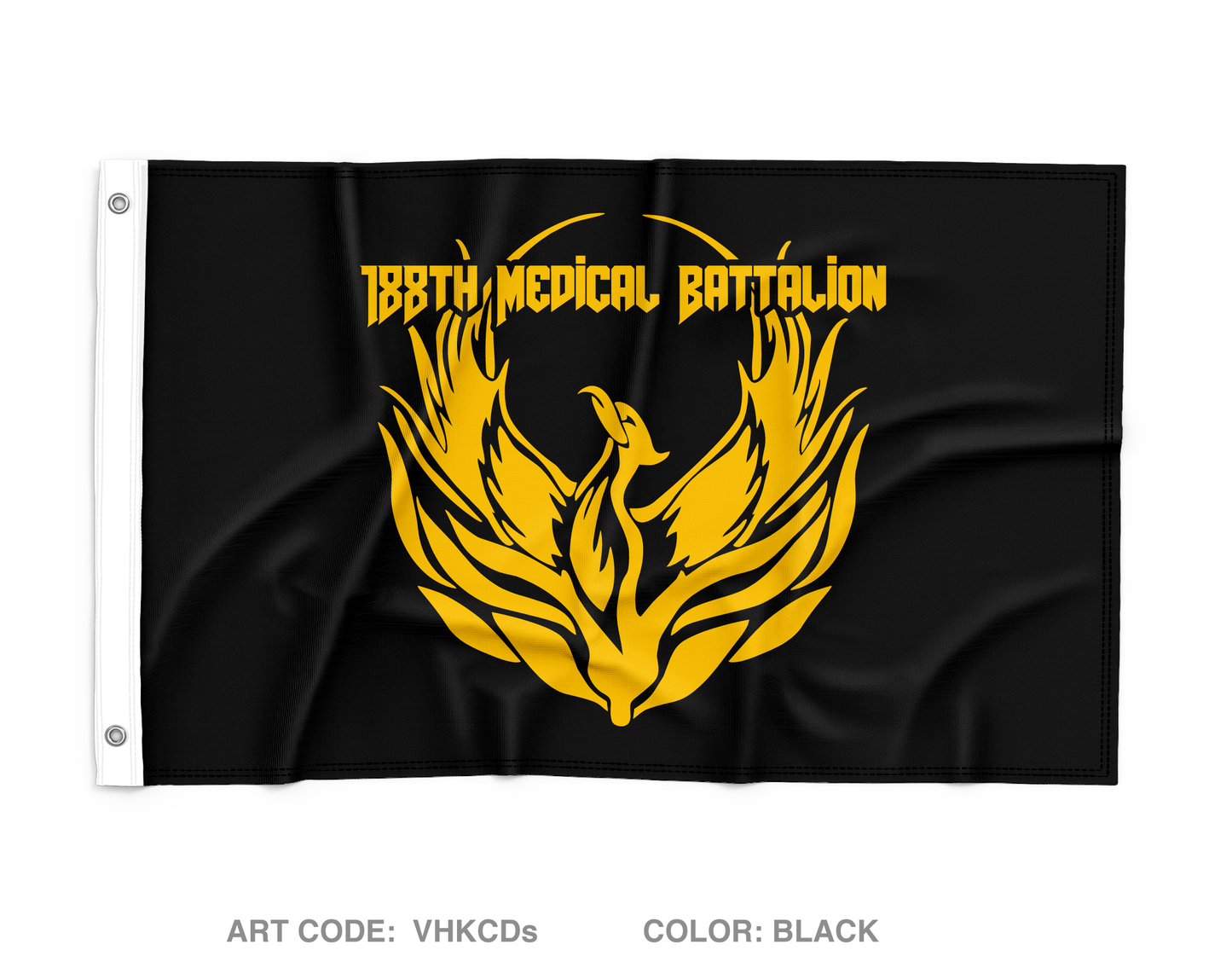 188 MED BN Fundraising Collection Wall Flag - VHKCDs