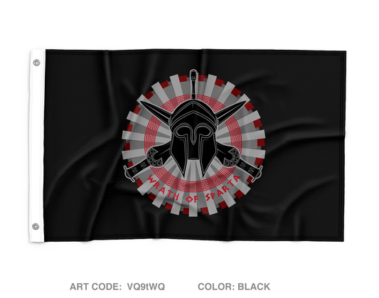 HHC | 3 EN SPARTANS Wall Flag - VQ9tWQ