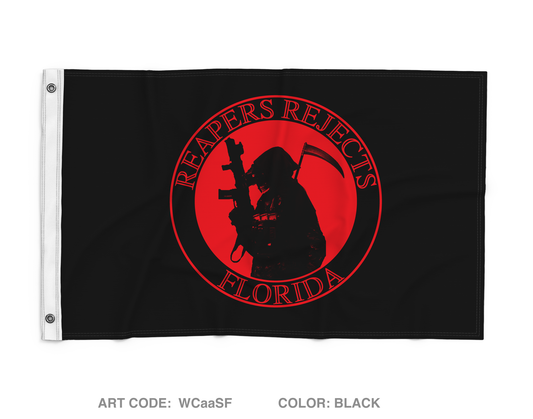 Reapers Rejects Wall Flag - WCaaSF