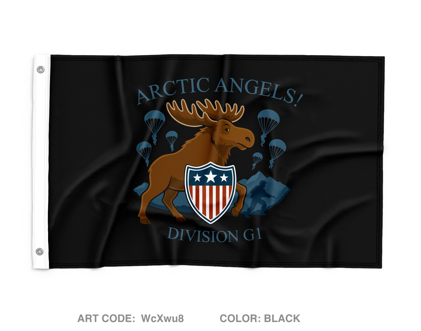 11TH ABD G1 Wall Flag - WcXwu8