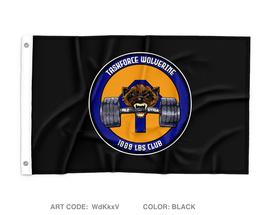 RLZ gym club Wall Flag - WdKkxV