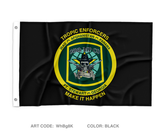 549th Military Police Company Wall Flag - WhBg8K