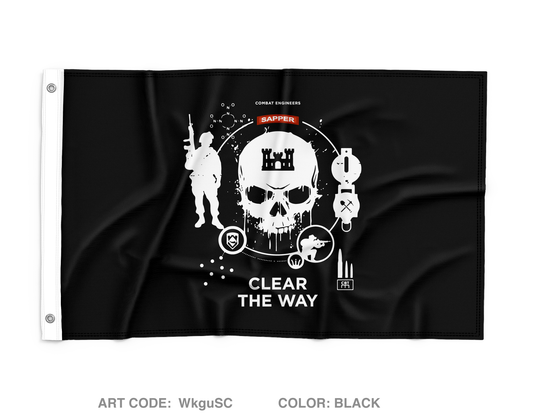 119 Engineer Company (SAPPER) Fundraising Collection Wall Flag - WkguSC