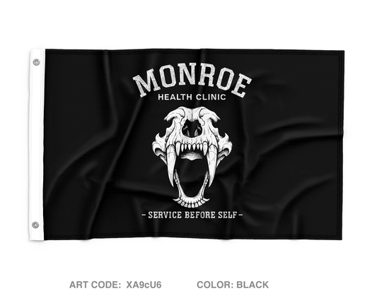 Monroe Health Clinic Wall Flag - XA9cU6