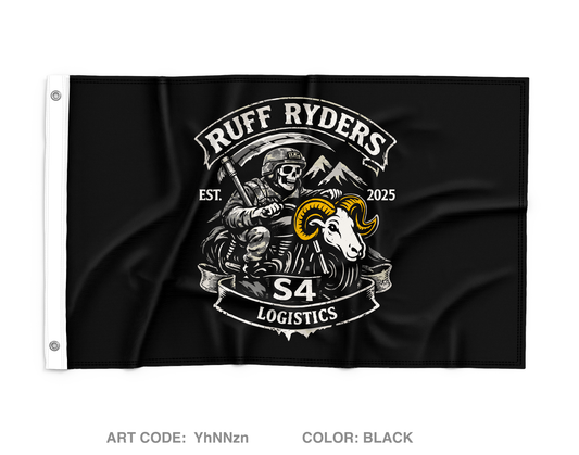 650 RSG S4 Ruff Ryders Wall Flag - YhNNzn