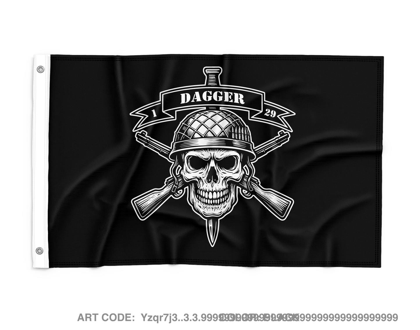 D Co, 1-29 IN Wall Flag - Yzqr7j