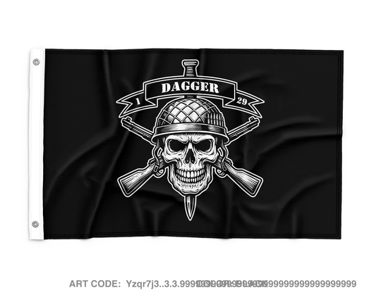 D Co, 1-29 IN Wall Flag - Yzqr7j