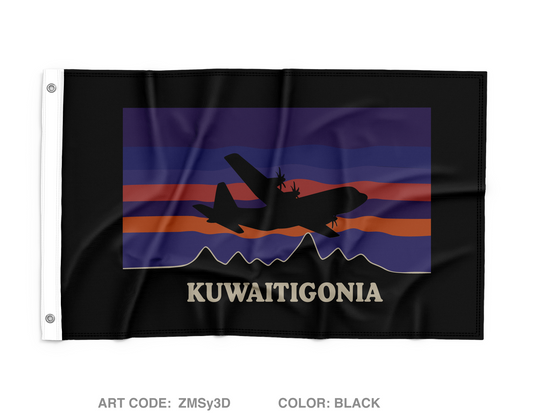 61st EAS Store 1 Wall Flag - ZMSy3D