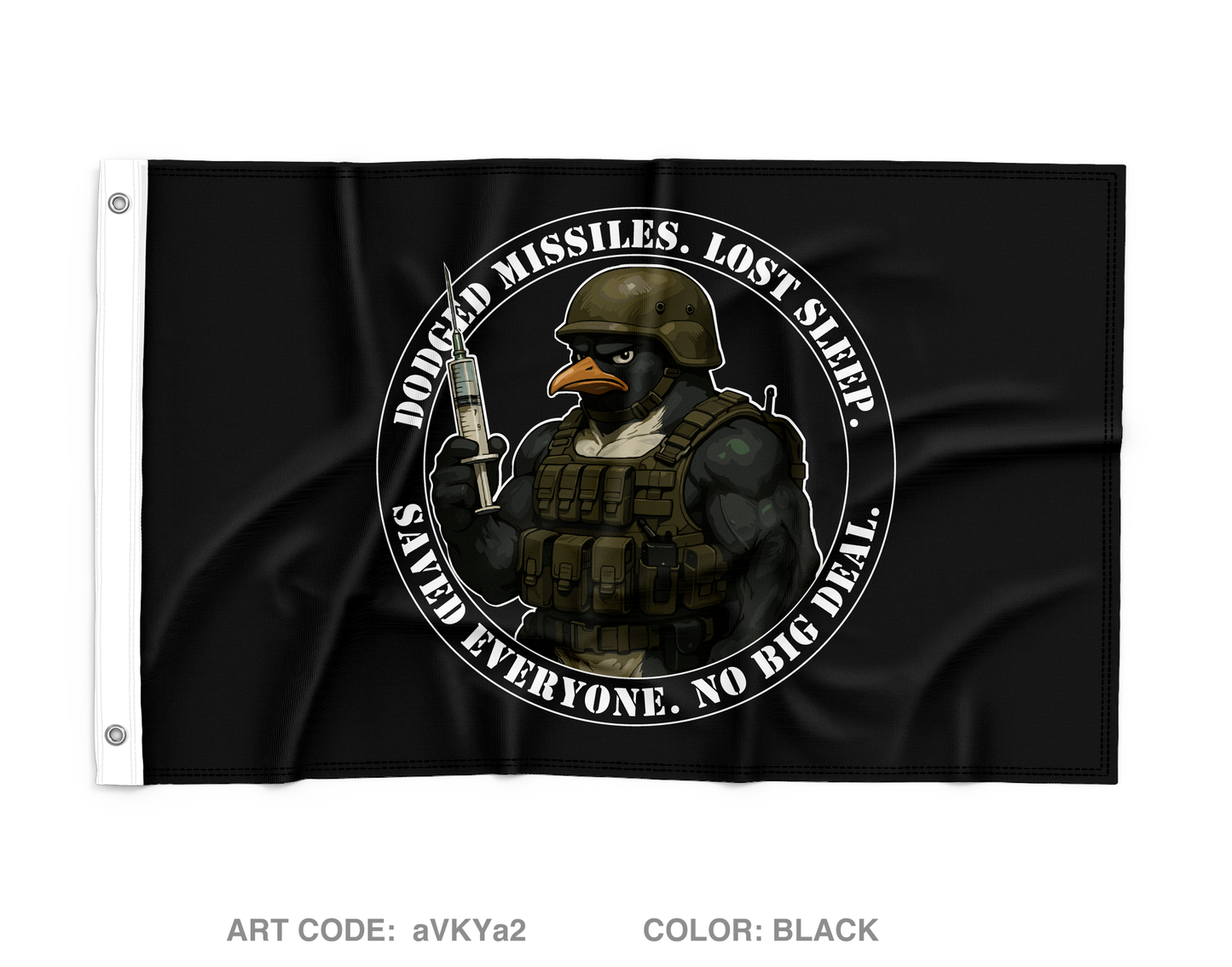 Army Troop Medical Clinic Wall Flag - aVKYa2