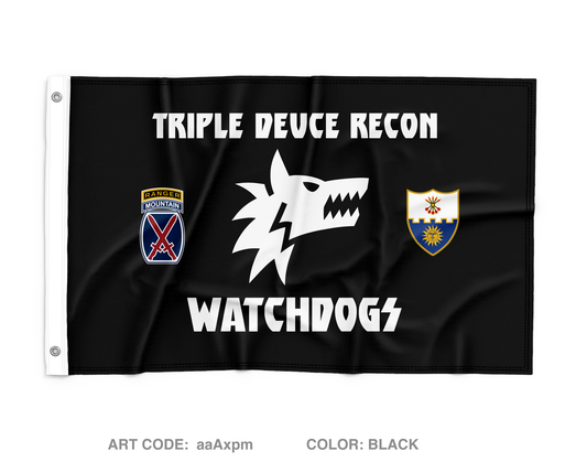 Watchdog Scout Platoon Wall Flag - aaAxpm