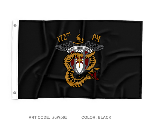 172nd Medical Detachment (PM) Wall Flag - auWp6z