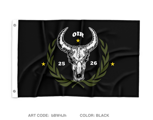 C co 1-133 2nd PLT Wall Flag - bBW4Jh