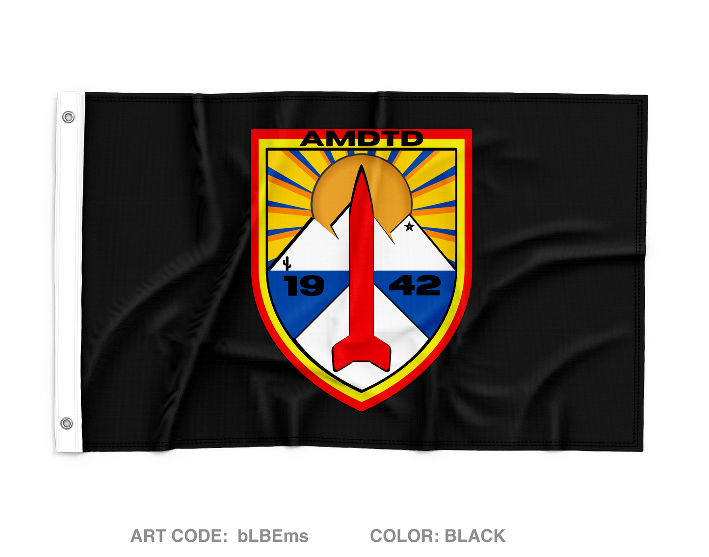 Air and Missile Defense Test Directorate (AMDTD) Wall Flag - bLBEms