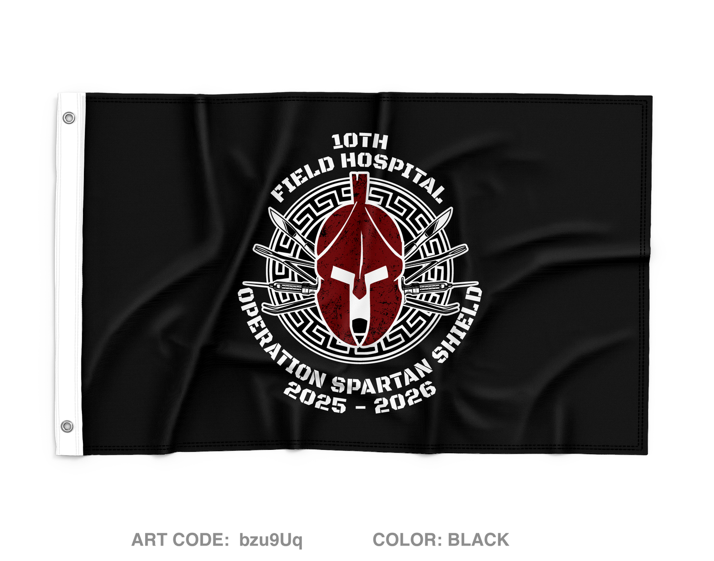 10th Field Hospital Wall Flag - bzu9Uq