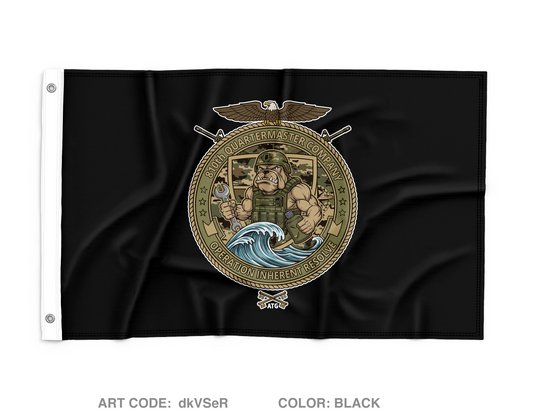 810th Quartermaster Company Wall Flag - dkVSeR