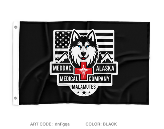 MEDDAC-ALASKA Wall Flag - dnFgqa