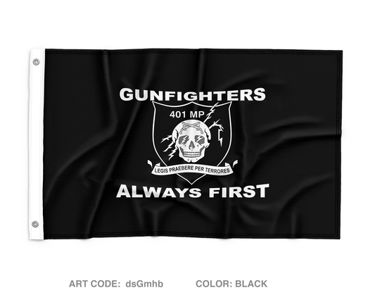 GUNFIGHTERS Wall Flag - dsGmhb
