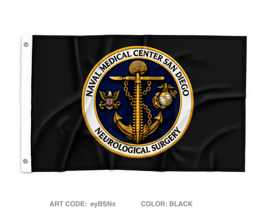 NMCSD Neurosurgery Wall Flag - eyBSNx