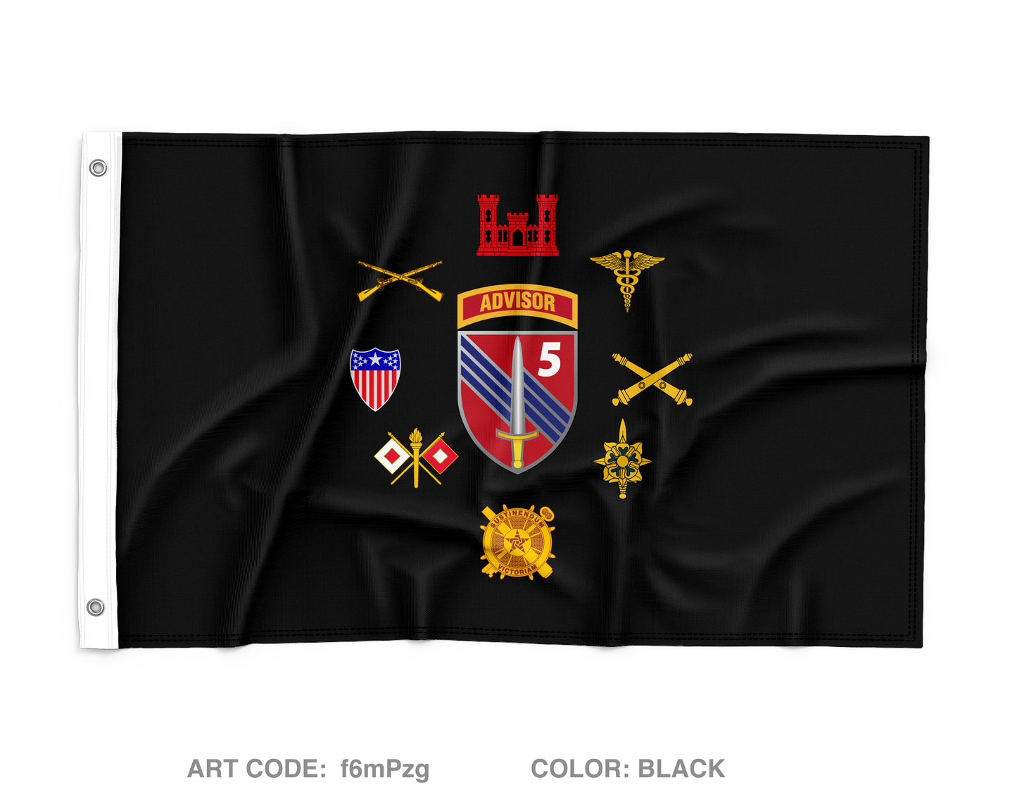 5th BEB, 3rd SFAB FA Wall Flag - f6mPzg