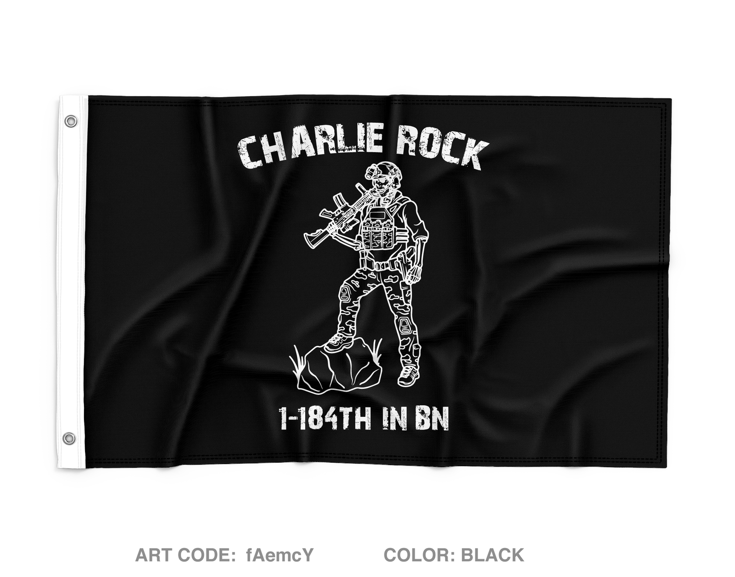C Co 1-184th IN BN Store 1 Wall Flag - fAemcY