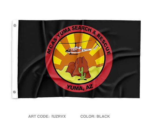 MCAS YUMA Search and Rescue Wall Flag - fUZRVX