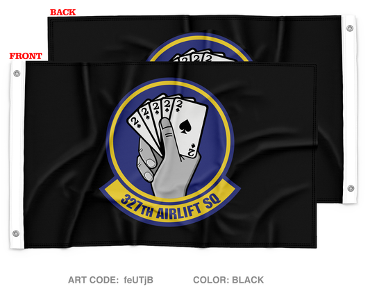 327th Airlift Squadron Double-Sided Flag - feUTjB