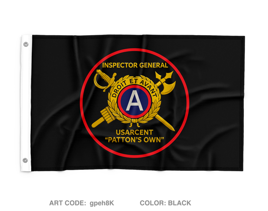 USARCENT Inspector General Wall Flag - gpeh8K
