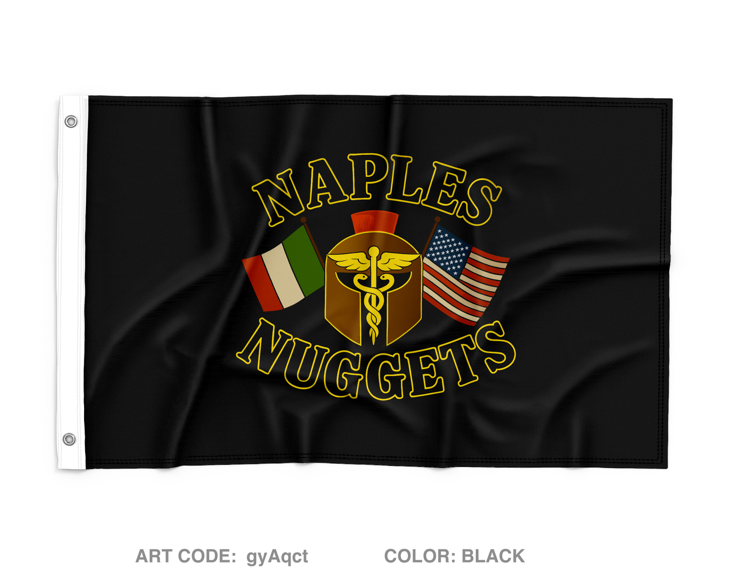 VRA-Italy Naples Branch Fundraising Collection Wall Flag - gyAqct