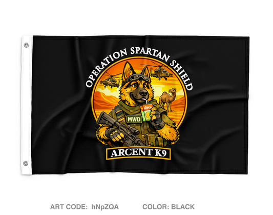 ARCENT K9 Wall Flag - hNpZQA